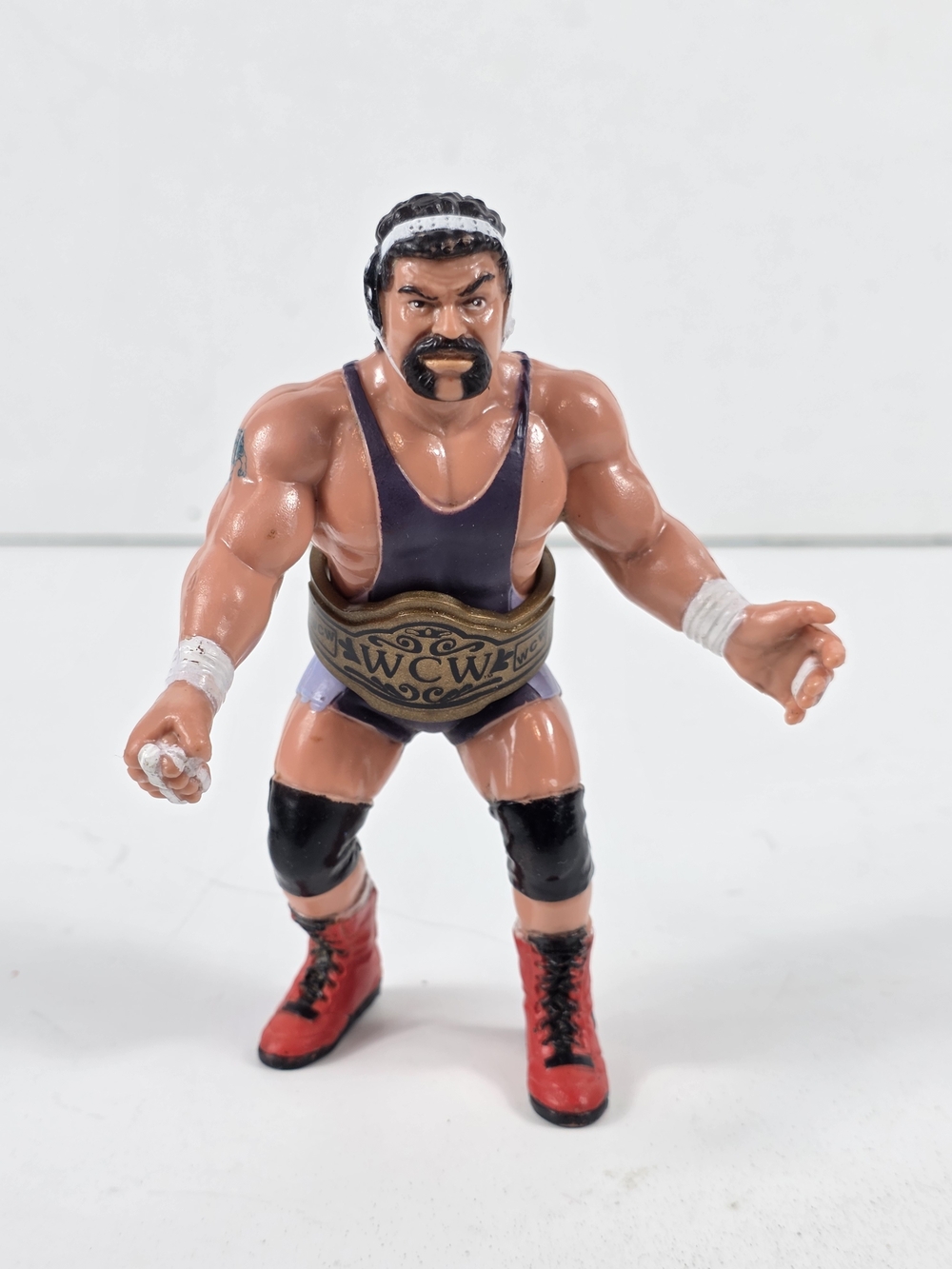 Vintage Galoob WCW Rick Steiner Action Figure With Belt